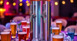 top dual faucet beer towers