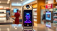 top facial payment terminal