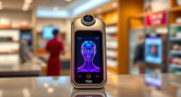 top facial payment terminal