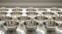 top large stainless steel strainers