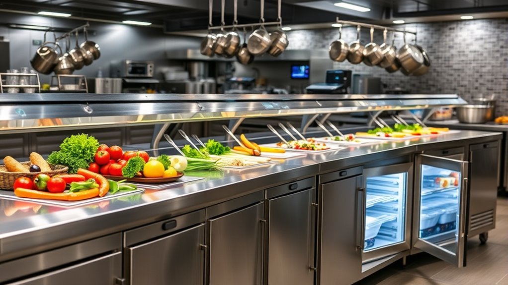 top refrigerated prep tables
