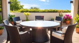 top resin wicker patio sets