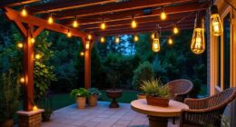 top solar patio string lights
