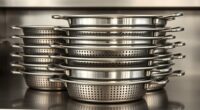 top stainless perforated pans