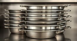 top stainless perforated pans