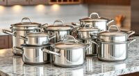 top stainless steel stock pots