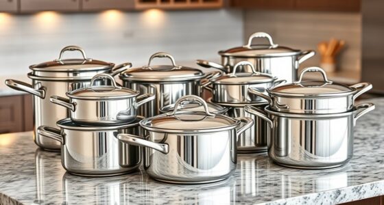 top stainless steel stock pots