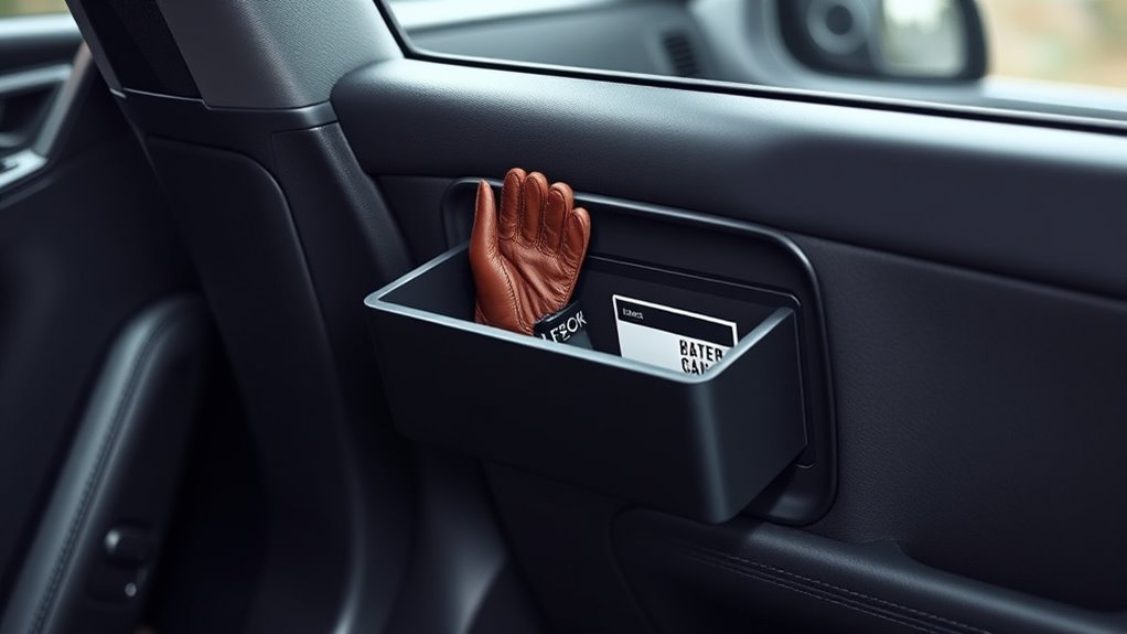 top wall mounted glove box organizers