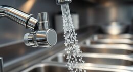top water saving spray valves