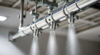 top wet fire suppression systems