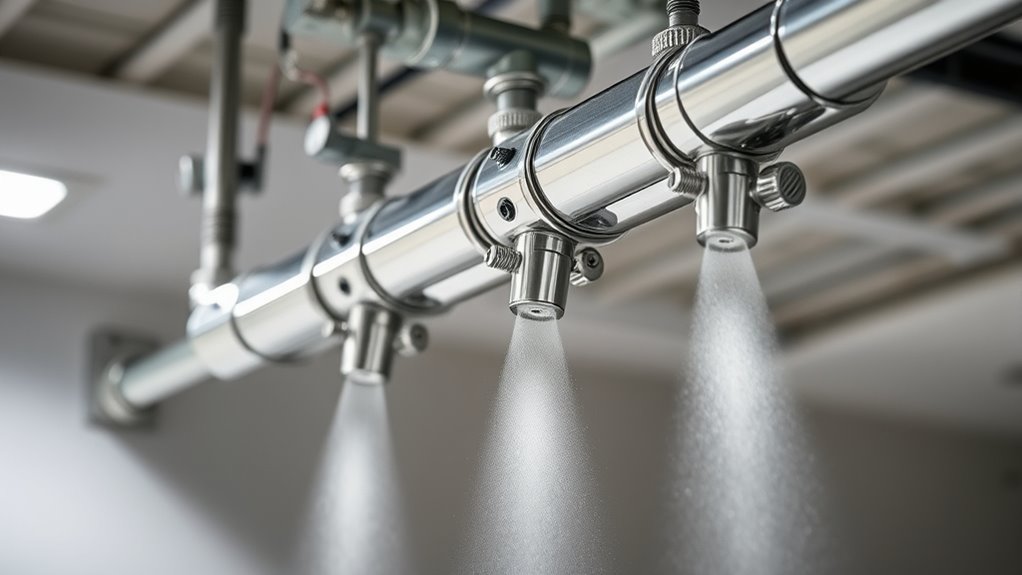 top wet fire suppression systems