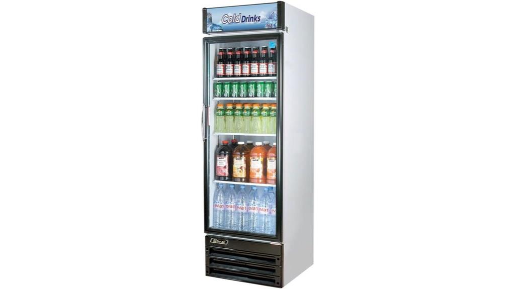 turbo air glass door refrigerator