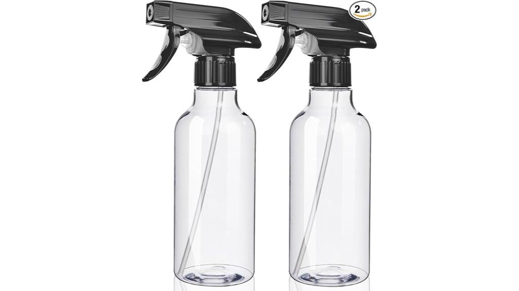two 10oz spray bottles