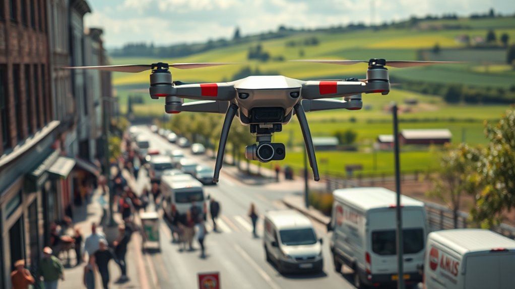 urban rural drone logistics