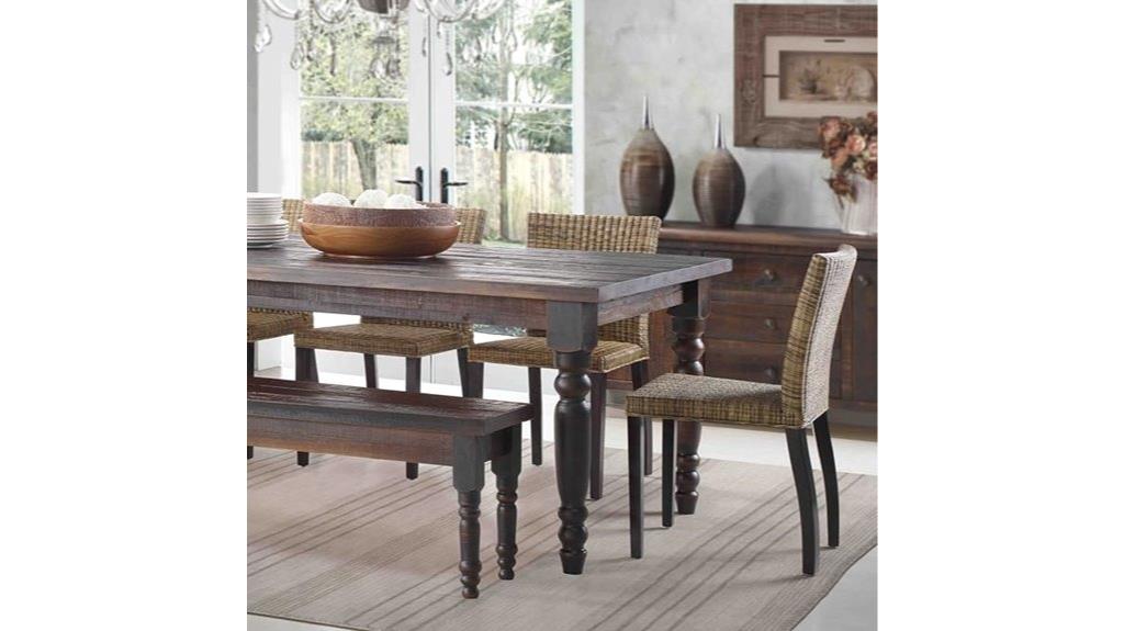 valerie solid wood dining