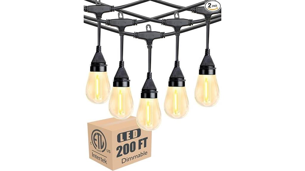 vintage bulb string lights