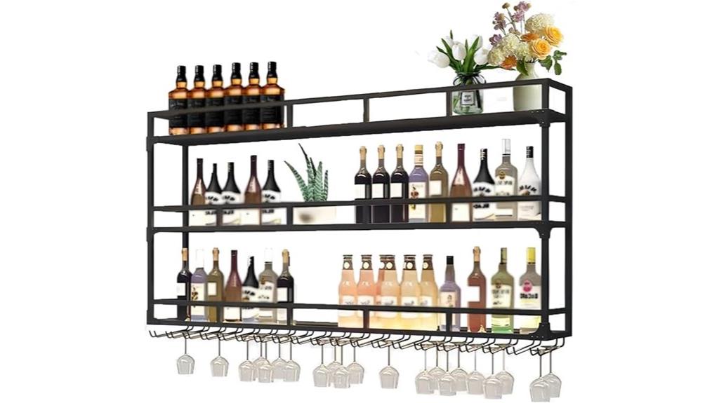 wall mount wine storage