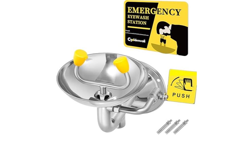 wall mounted eye wash station