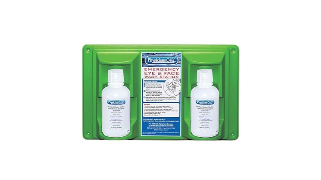 wall mounted eyewash station