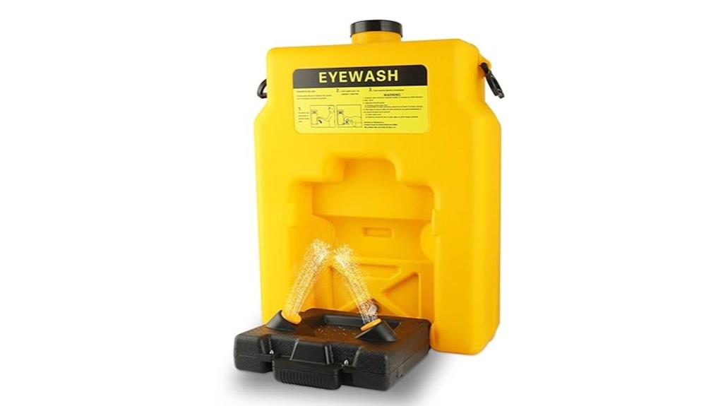 wall mounted eyewash station