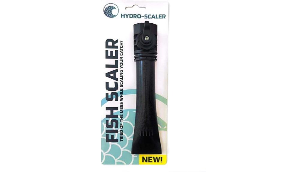 water powered fish scale remover