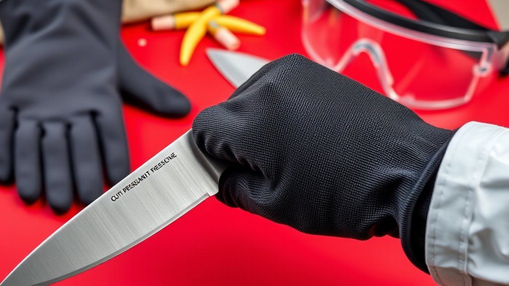 wear protective gloves clothing