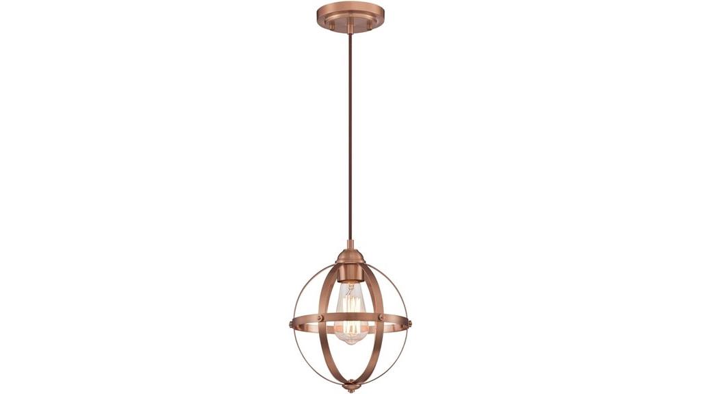 westinghouse mini pendant light