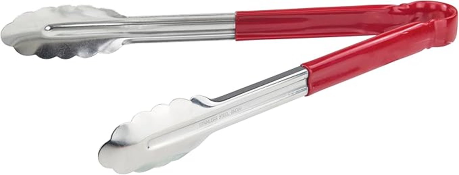 winco 12 steel tongs