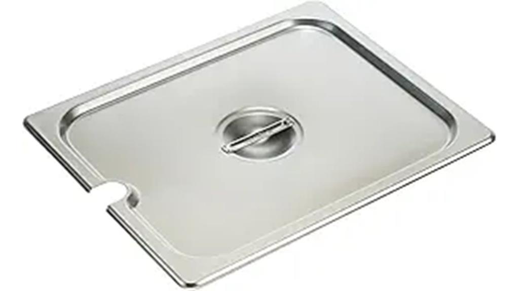 winco half sized pan cover