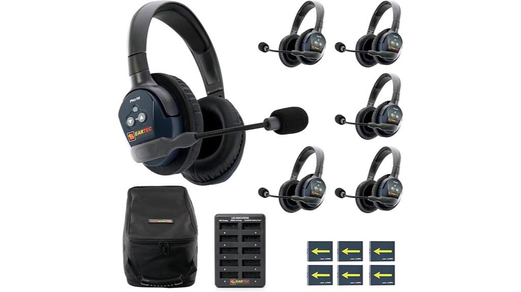 wireless intercom with headsets
