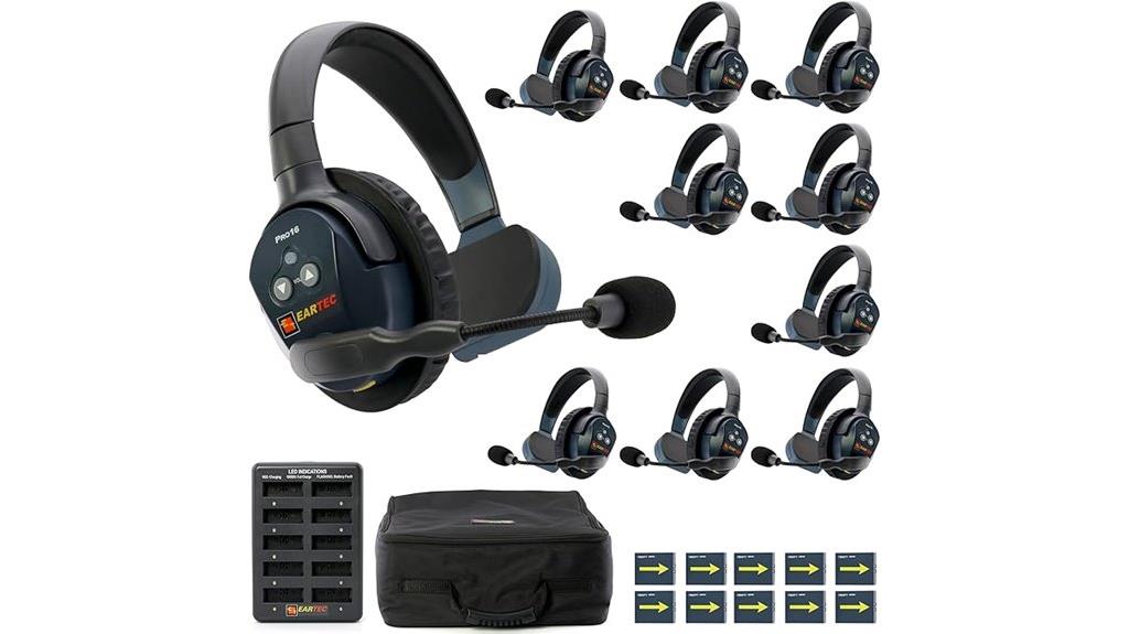 wireless intercom with headsets