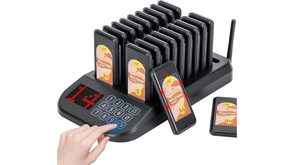 wireless restaurant pager system