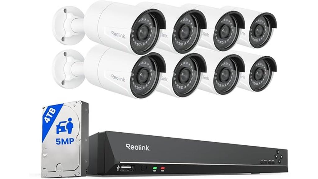 16 channel 5mp security system