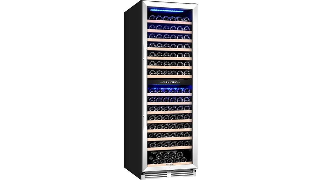 24 inch dual zone wine cooler