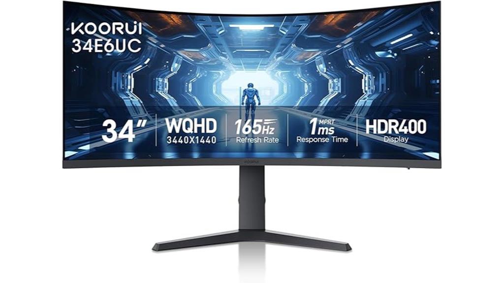 34 inch curved ultrawide monitor