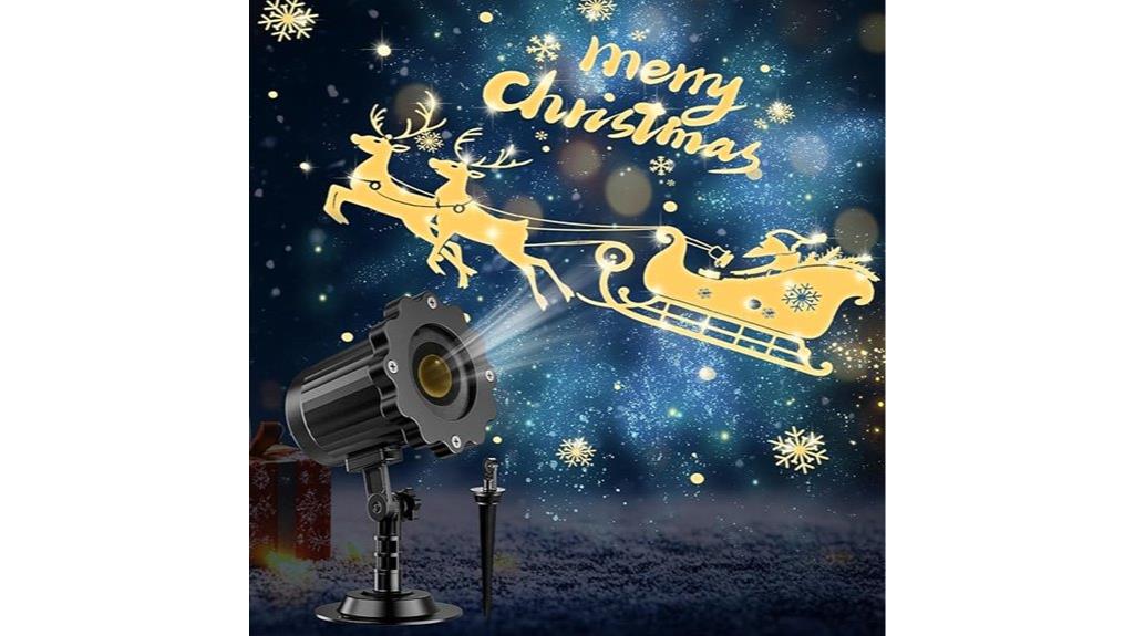 3d christmas light projector