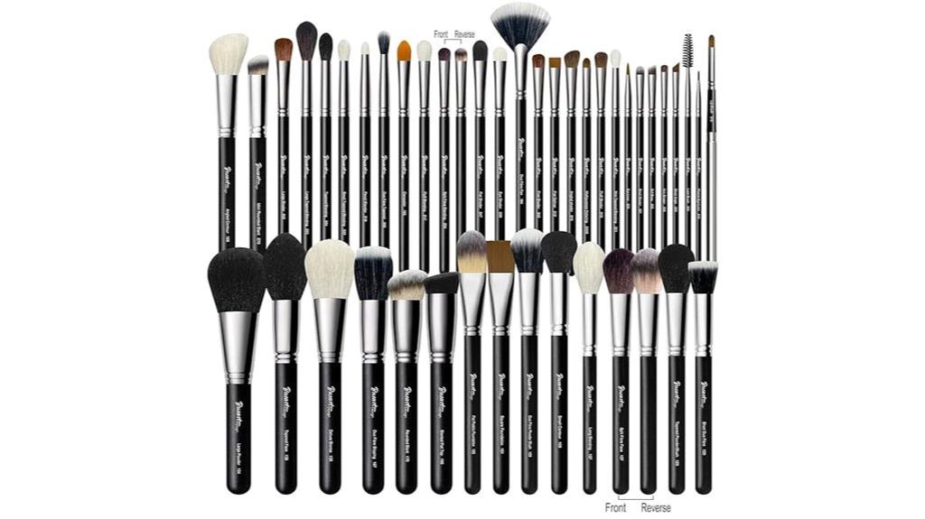42 piece makeup brush set