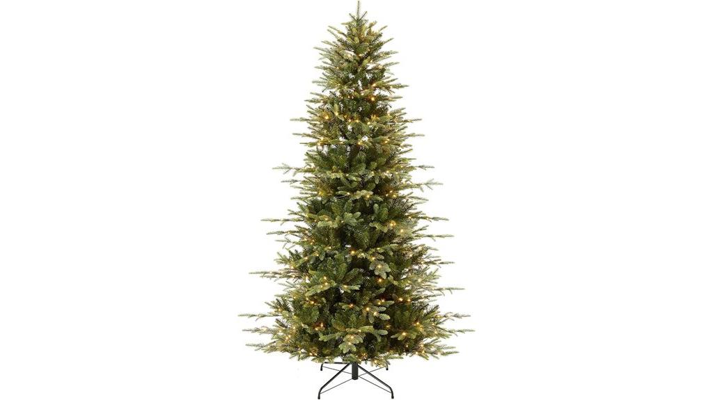 7 5ft pre lit artificial christmas tree