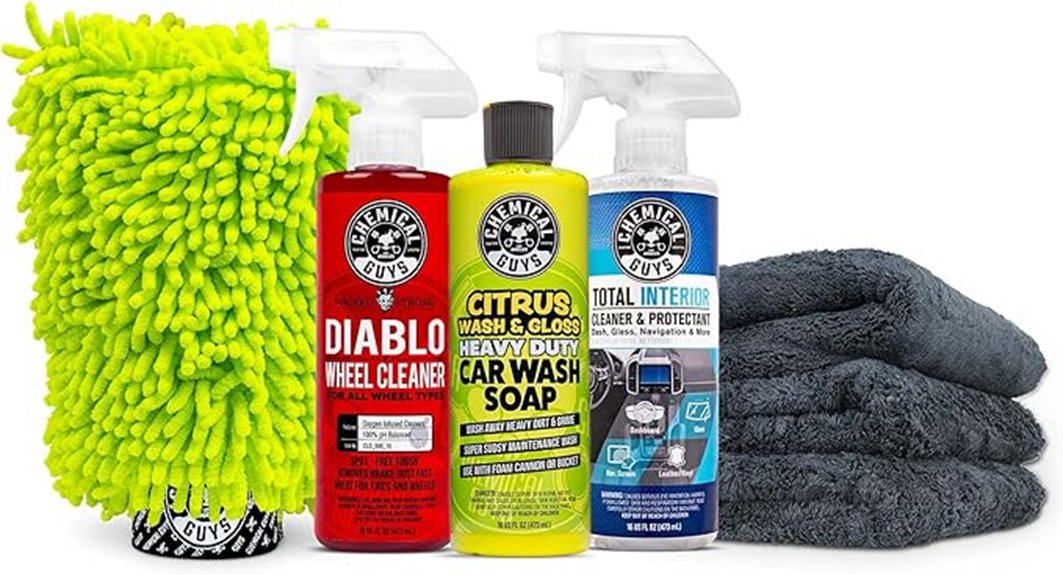 7 piece car wash kit