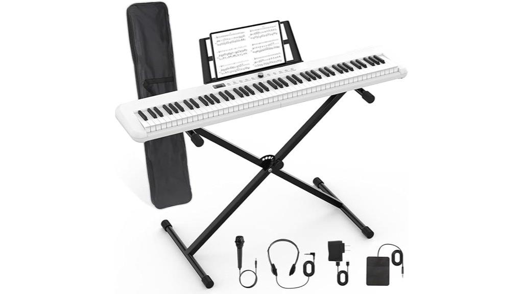88 key digital piano set