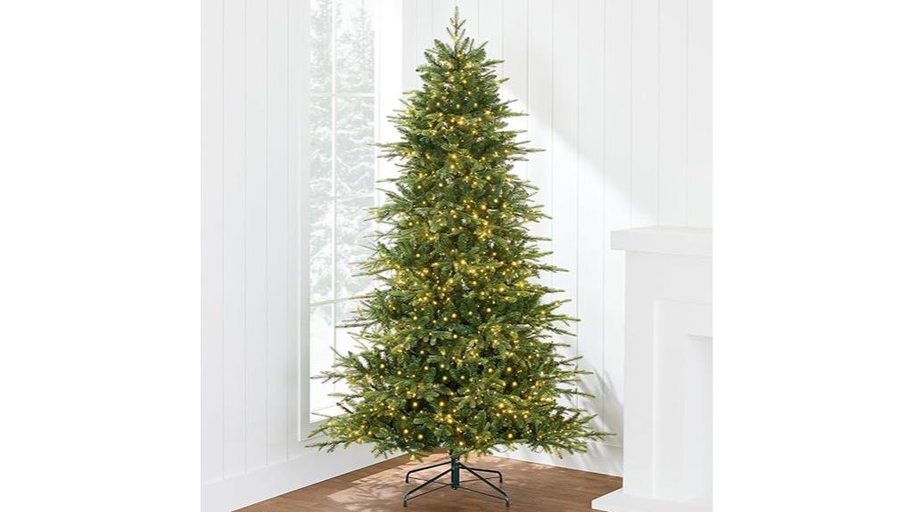 9 foot pre lit christmas tree