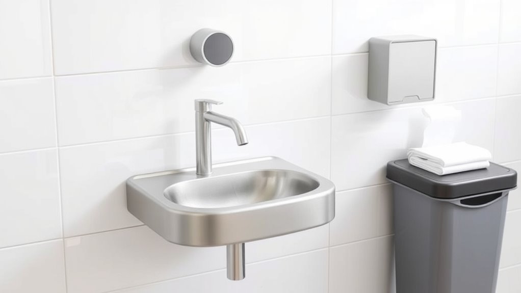 accessible comfortable handwashing stations