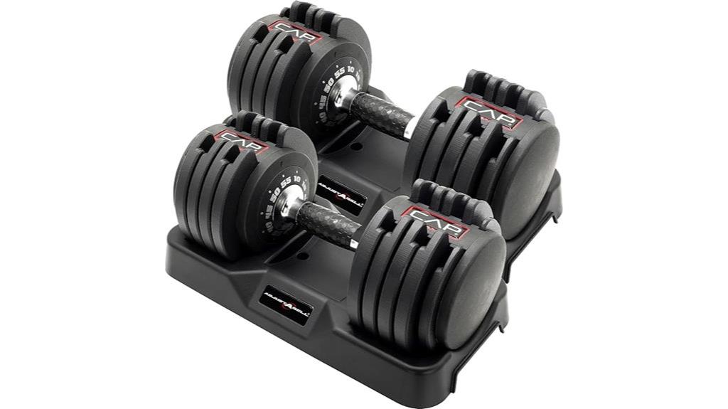 adjustable dumbbell weight options