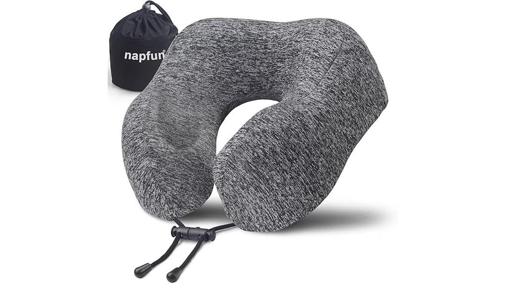 airplane memory foam neck pillow
