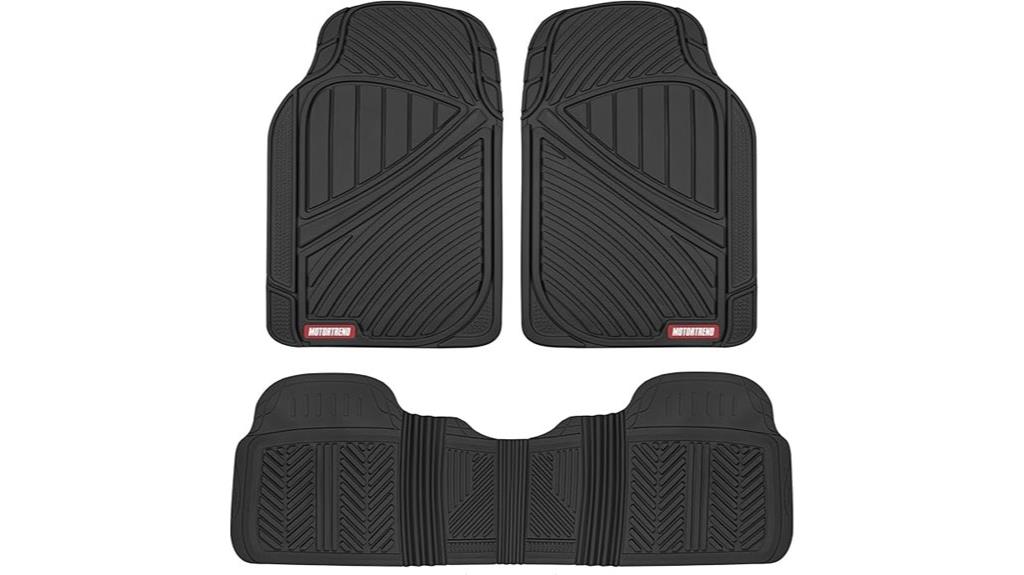 all weather floor mat set