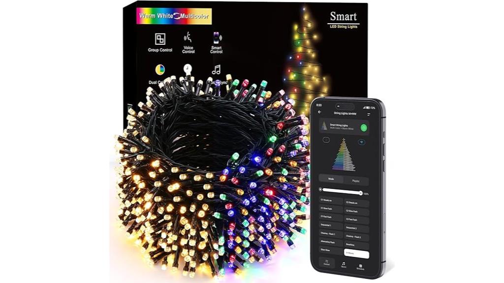 app controlled holiday lighting