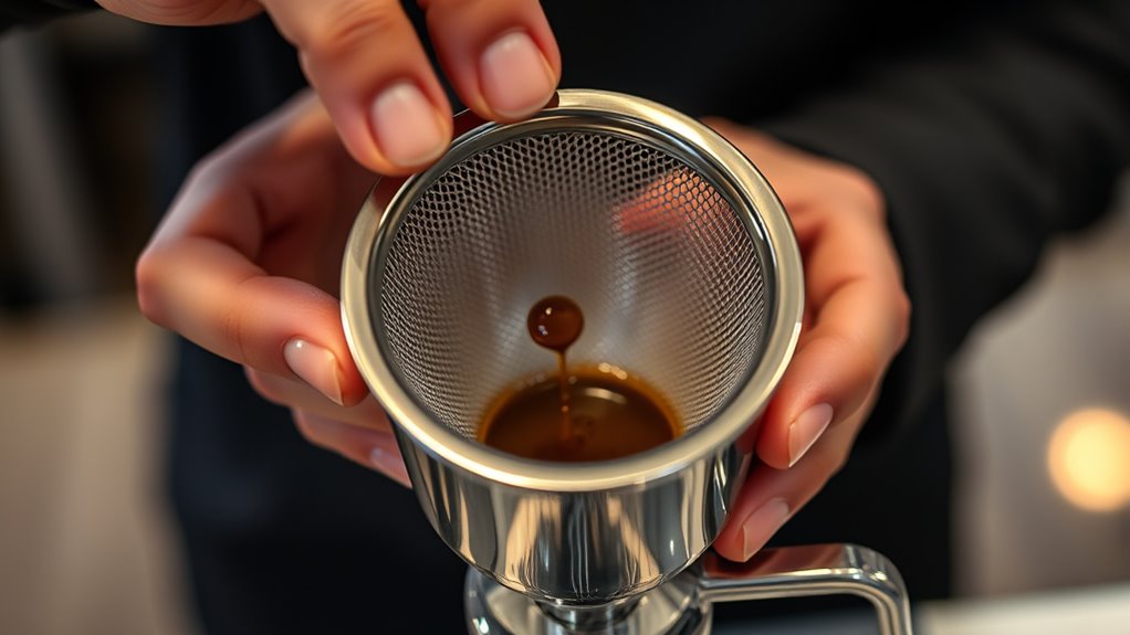 assessing espresso puck effectiveness