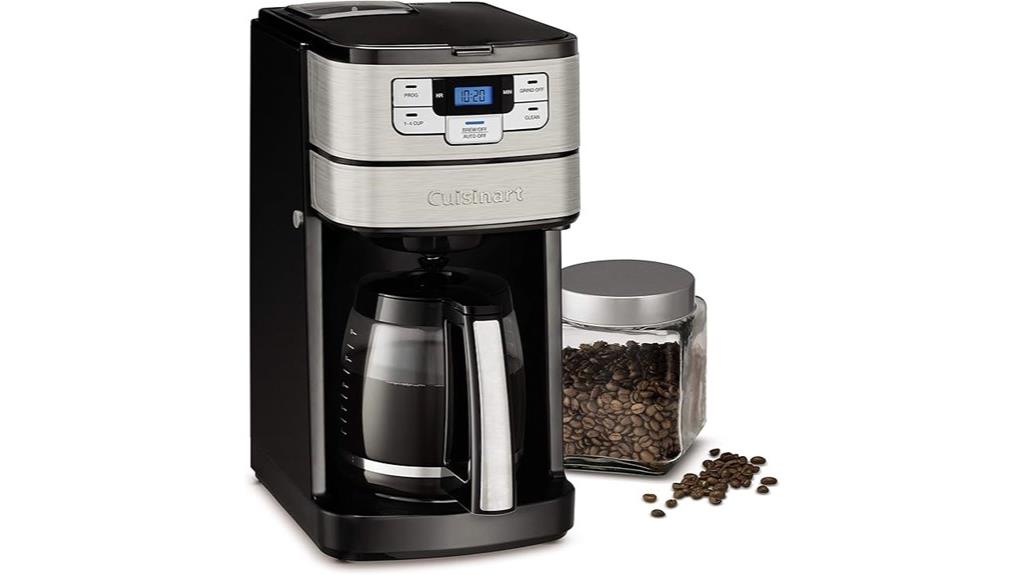 automatic coffee grinder and brewer