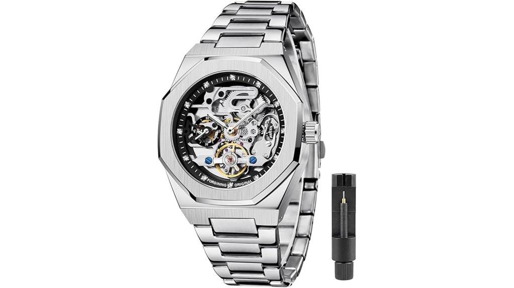 automatic skeleton men s watch
