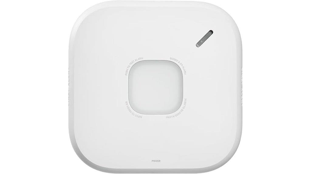 battery powered smoke and co alarm